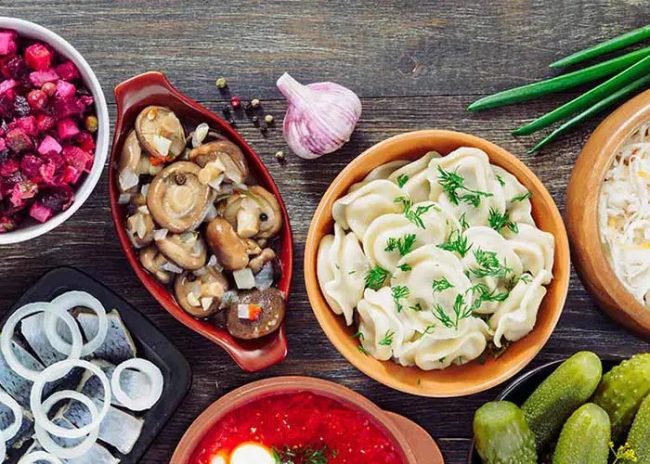 غذاهای روسی